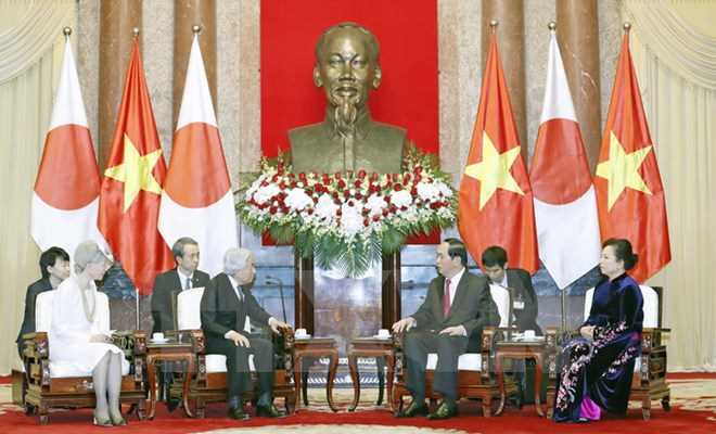 Nhật ho&agrave;ng v&agrave; Ho&agrave;ng hậu kết th&uacute;c tốt đẹp chuyến thăm Việt Nam