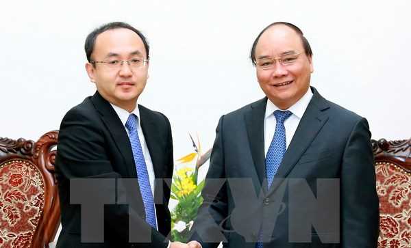 Thủ tướng Nguyễn Xu&acirc;n Ph&uacute;c tiếp Trưởng Đại diện JETRO tại Việt Nam