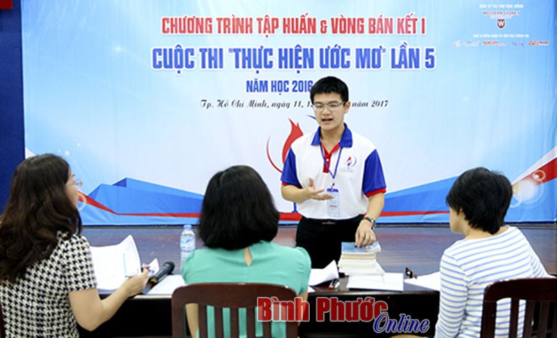 5 thí sinh Bình Phước vào bán kết 2 cuộc thi “Thực hiện ước mơ”