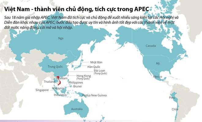 Việt Nam - th&agrave;nh vi&ecirc;n chủ động, t&iacute;ch cực trong APEC
