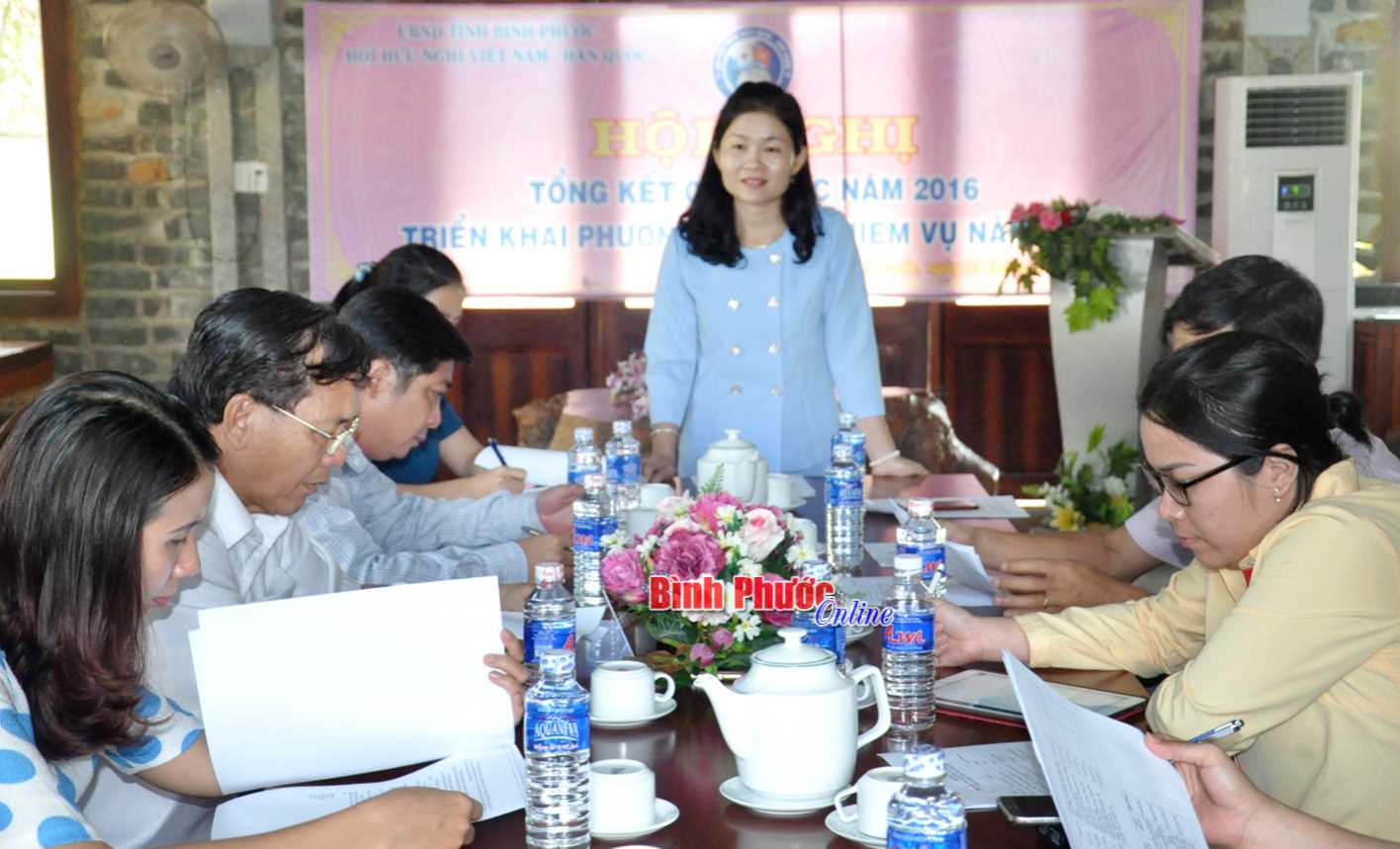 Hội hữu nghị Việt Nam - Hàn Quốc tỉnh Bình Phước có 77 hội viên