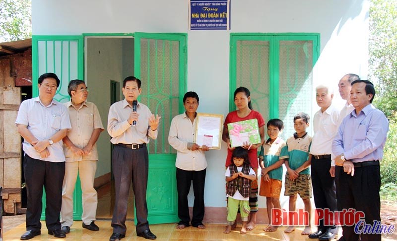 Ấm áp những căn nhà “Nghĩa tình Sông Bé yêu thương”