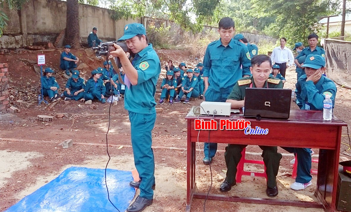 Tiến Thành nhất hội thao TDTT quốc phòng lực lượng vũ trang thị xã Đồng Xoài