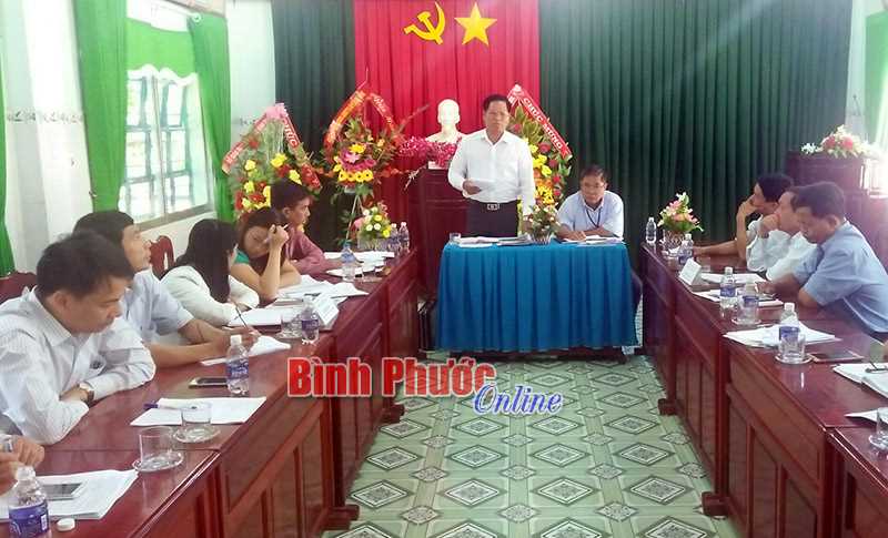 Ban D&acirc;n tộc HĐND tỉnh gi&aacute;m s&aacute;t tại Trường phổ th&ocirc;ng D&acirc;n tộc nội tr&uacute; THCS Điểu Ong