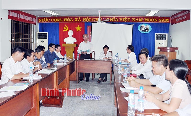 Ban Kinh tế - Ng&acirc;n s&aacute;ch HĐND tỉnh l&agrave;m việc với Sở T&agrave;i nguy&ecirc;n v&agrave; M&ocirc;i trường