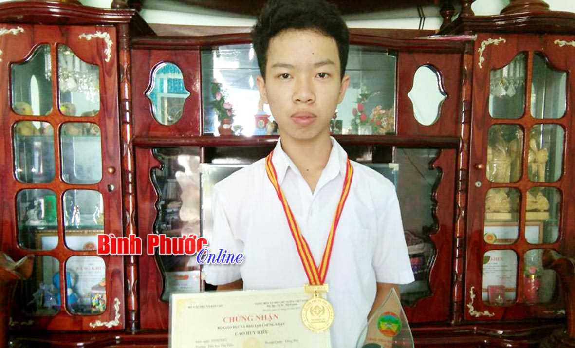 Cao Huy Hiếu - học sinh giỏi quốc gia