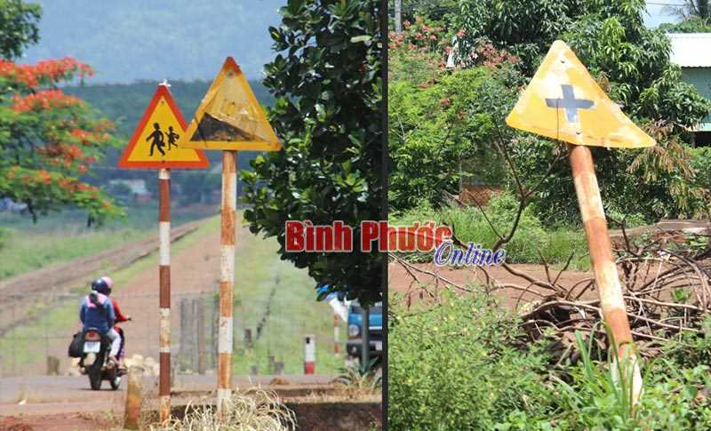 Biển b&aacute;o mất t&aacute;c dụng