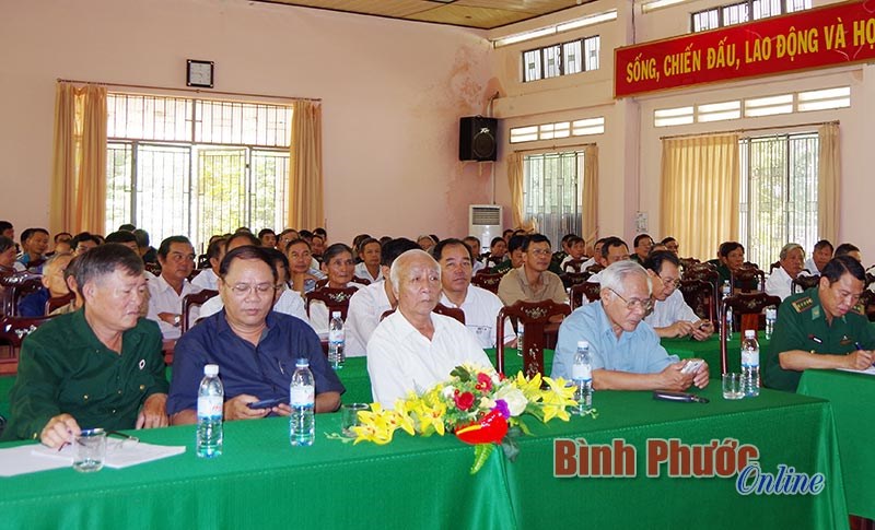 B&igrave;nh Phước gặp mặt ban li&ecirc;n lạc truyền thống BĐBP