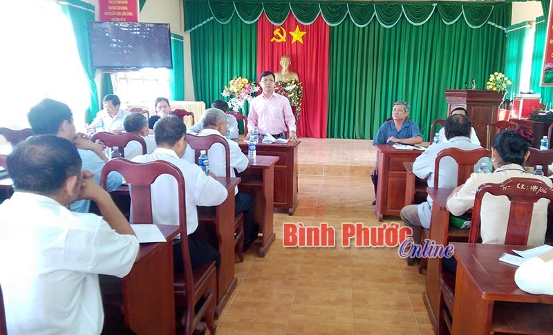 Huyện ủy B&ugrave; Đốp gặp mặt c&aacute;c đảng vi&ecirc;n cao tuổi Đảng