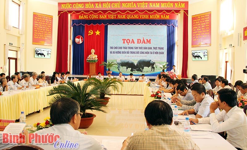 Hội chọi tr&acirc;u Hớn Quản cần bảo tồn v&agrave; ph&aacute;t triển