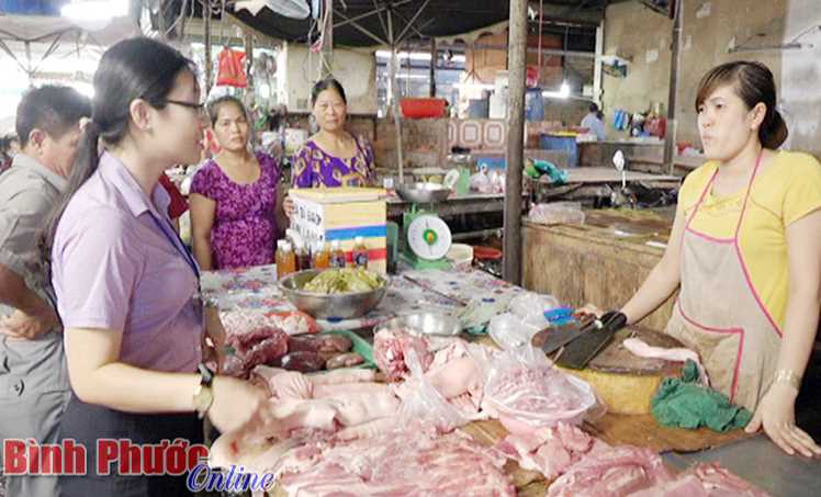 Chơn Thành thanh - kiểm tra VSATTP