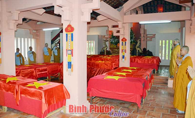 Chùa Quang Minh tổ chức lễ cầu siêu anh linh 150 liệt sĩ