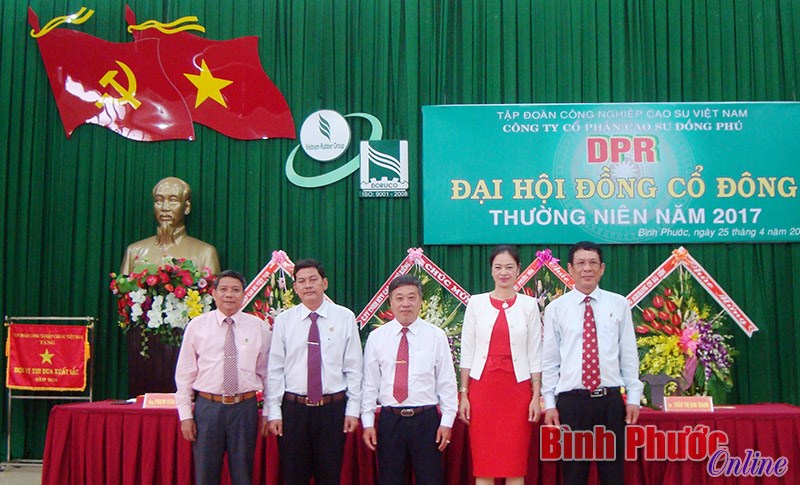 Đại hội đồng cổ đông thường niên cao su Đồng Phú năm 2017