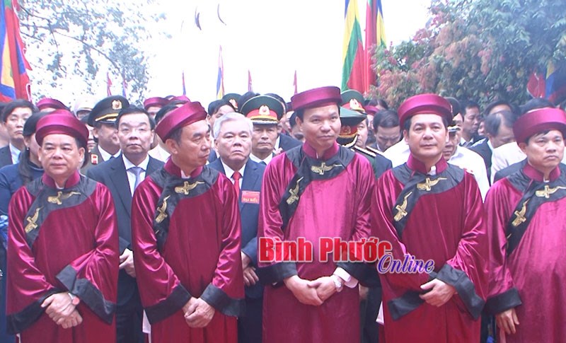 B&igrave;nh Phước tham gia lễ giỗ Quốc tổ H&ugrave;ng Vương