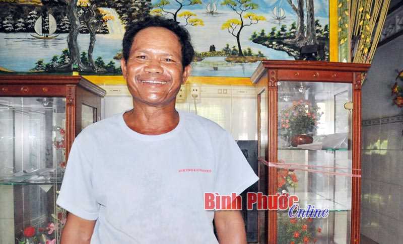 Ông Điểu Gieo làm kinh tế giỏi
