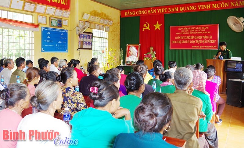 Đồn bi&ecirc;n ph&ograve;ng Chiu Riu:&nbsp;Điểm s&aacute;ng tuy&ecirc;n truyền phổ biến, gi&aacute;o dục ph&aacute;p luật