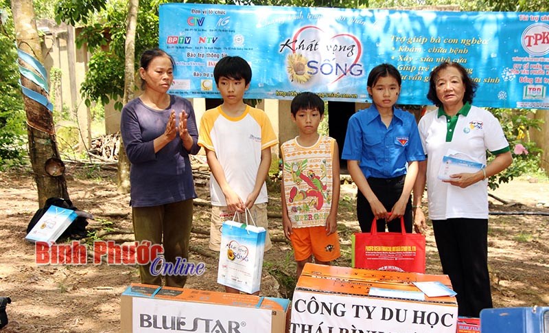 Gia đình chị Ngô Thị Kiều được hỗ trợ 105 triệu đồng