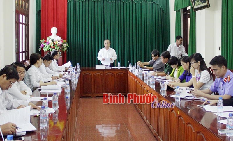 Gi&aacute;m s&aacute;t t&igrave;nh h&igrave;nh thực thi ph&aacute;p luật tại TAND v&agrave; Cục Thi h&agrave;nh &aacute;n d&acirc;n sự tỉnh