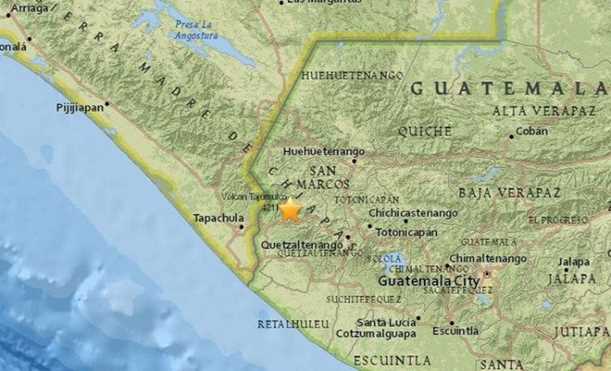 Động đất 7 độ Richter rung chuyển khu vực ngoài khơi Guatemala