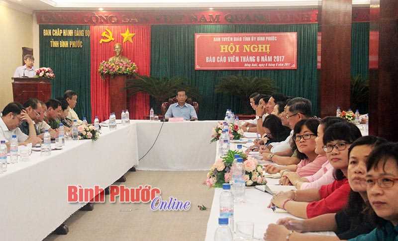 Hội nghị b&aacute;o c&aacute;o vi&ecirc;n cấp tỉnh th&aacute;ng 6-2017