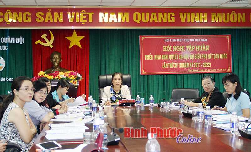 Hội nghị trực tuyến triển khai nghị quyết Đại hội phụ nữ to&agrave;n quốc lần thứ 12