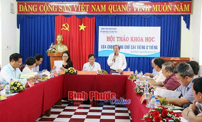 Thống nhất bảng chữ cái tiếng S’tiêng