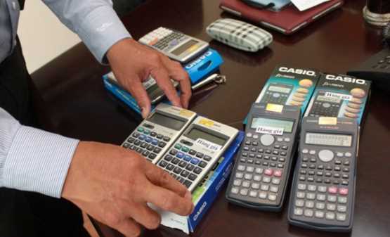 Các loại máy tính được đem vào phòng thi