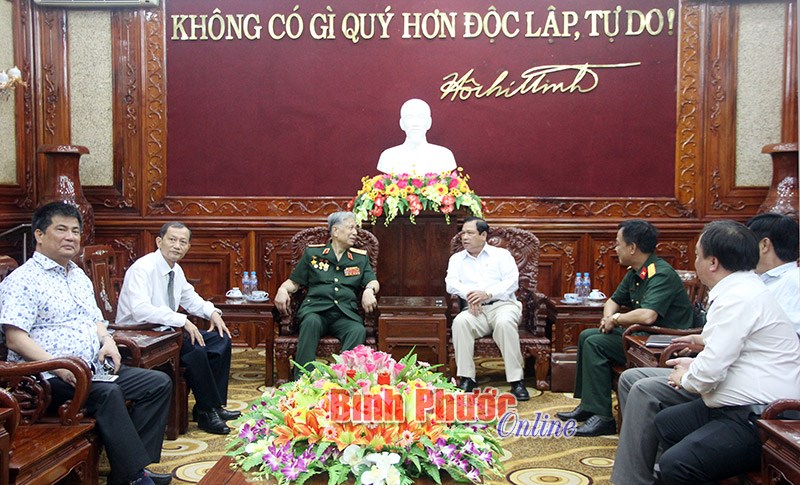 L&atilde;nh đạo tỉnh tiếp nguy&ecirc;n Ph&oacute; chủ tịch Quốc hội Đặng Qu&acirc;n Thụy