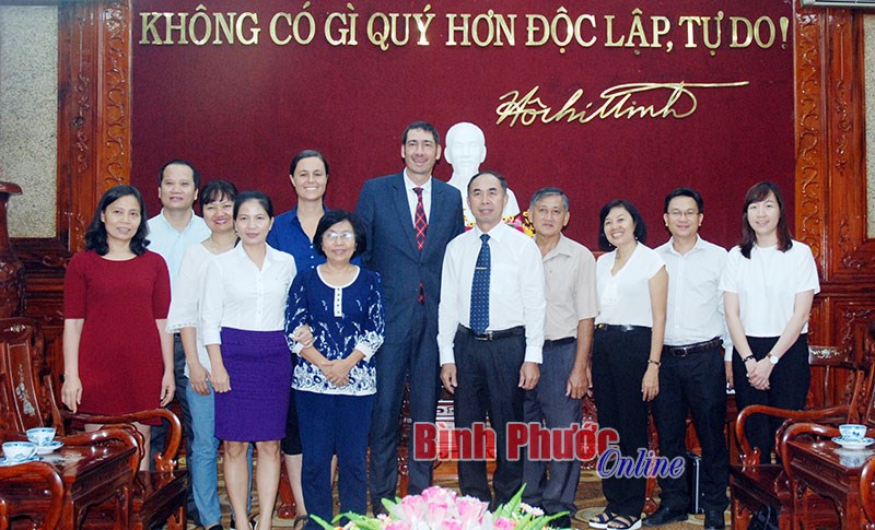 L&atilde;nh đạo tỉnh tiếp đại diện USAID Việt Nam