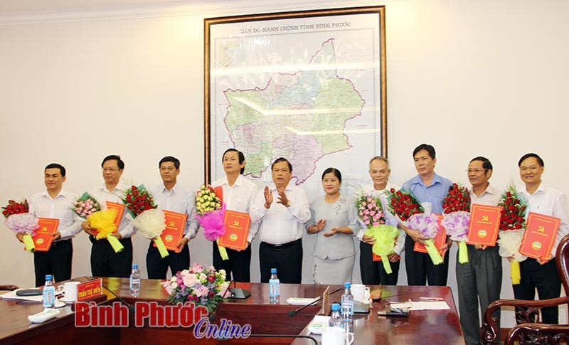 Ban Thường vụ Tỉnh ủy điều động, bổ nhiệm 15 c&aacute;n bộ