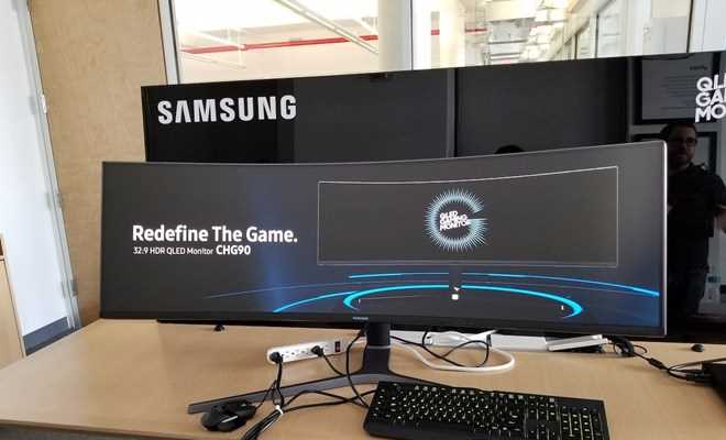 Choáng ngợp với mẫu màn hình cong "siêu rộng" mới của Samsung