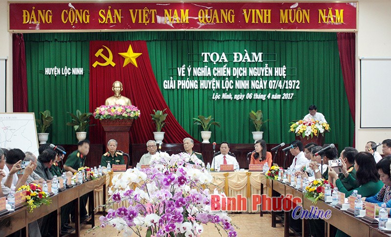 Mong ước của c&aacute;c cựu tướng lĩnh với thủ đ&ocirc; kh&aacute;ng chiến Lộc Ninh&nbsp;