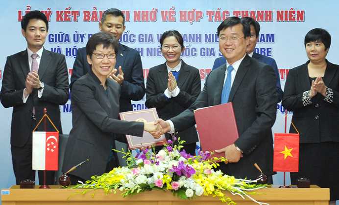Tăng cường hợp tác giữa thanh niên hai nước Việt Nam - Singapore