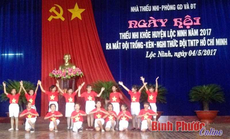 Lộc Ninh tổ chức Ngày hội thiếu nhi khỏe năm 2017