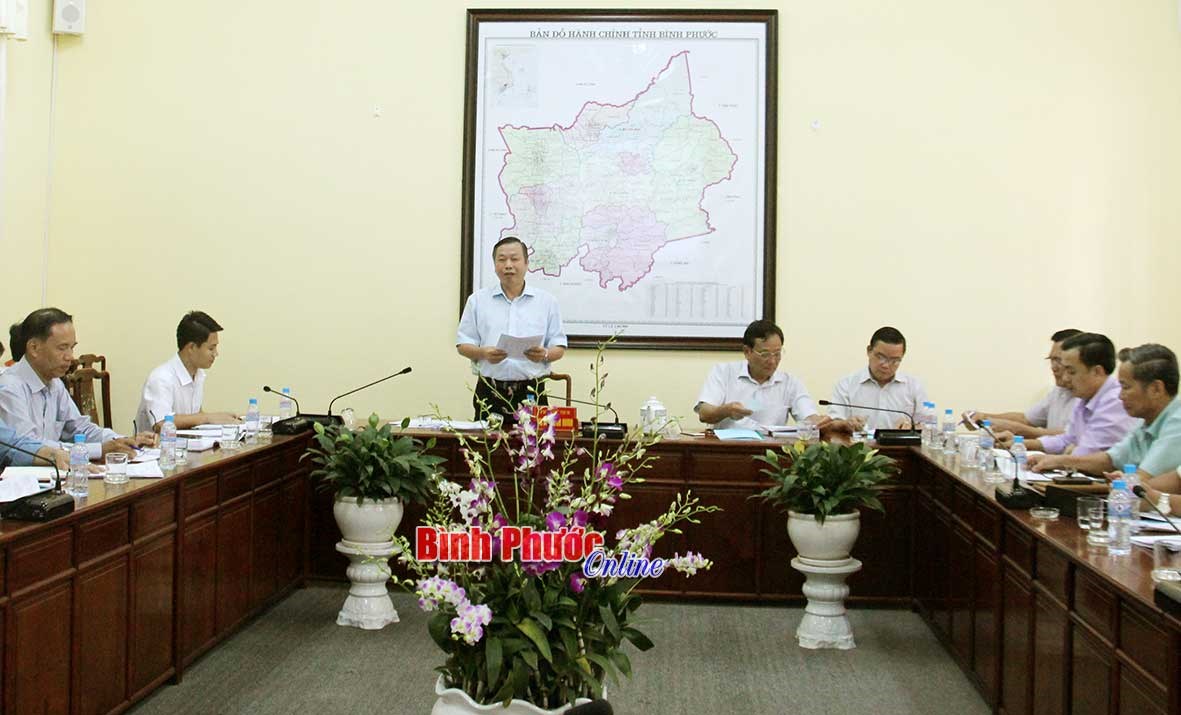 Th&ocirc;ng qua quy hoạch ph&aacute;t triển c&aacute;c cụm c&ocirc;ng nghiệp tr&ecirc;n địa b&agrave;n tỉnh