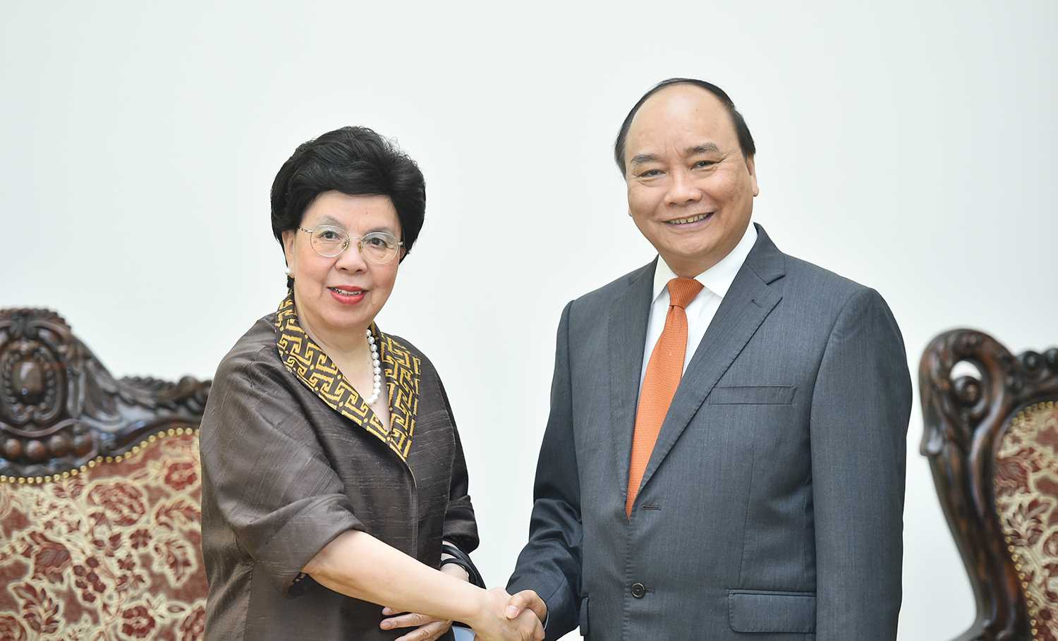 Thủ tướng đề nghị WHO tiếp tục hỗ trợ ng&agrave;nh y tế Việt Nam