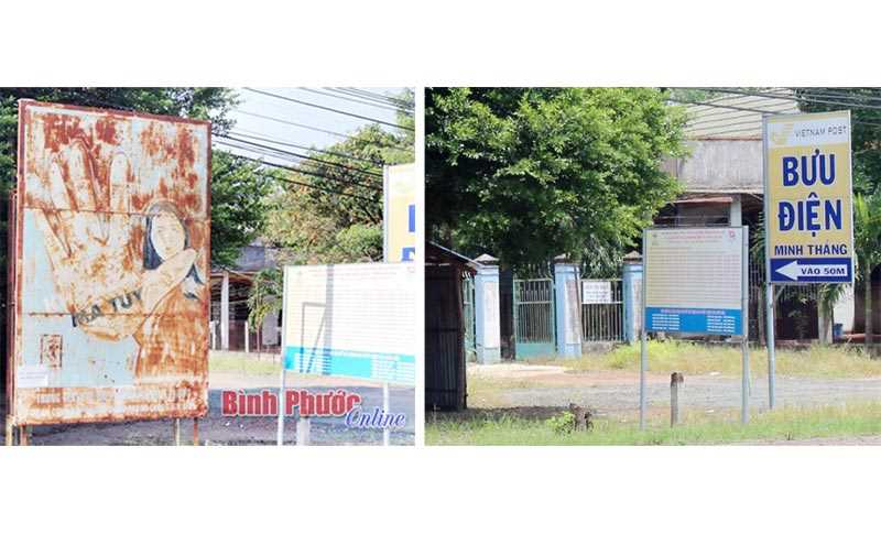 Pa-n&ocirc; tuy&ecirc;n truyền nhếch nh&aacute;c đ&atilde; được th&aacute;o dỡ