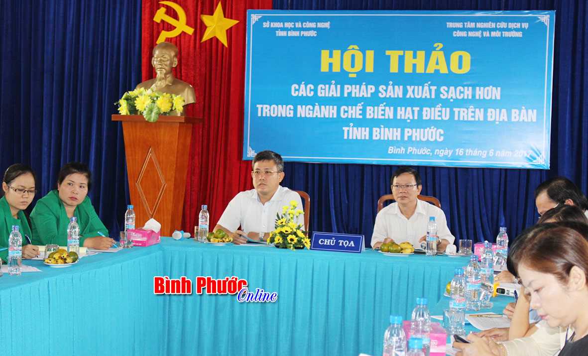 Hội thảo tìm giải pháp chế biến hạt điều sạch hơn