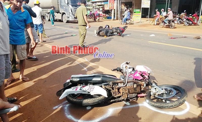 Tai nạn giao thông làm 1 người chết, 1 người bị thương