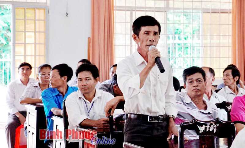 Đại biểu Quốc hội tiếp x&uacute;c cử tri Lộc Ninh, Đồng Ph&uacute;, B&igrave;nh long