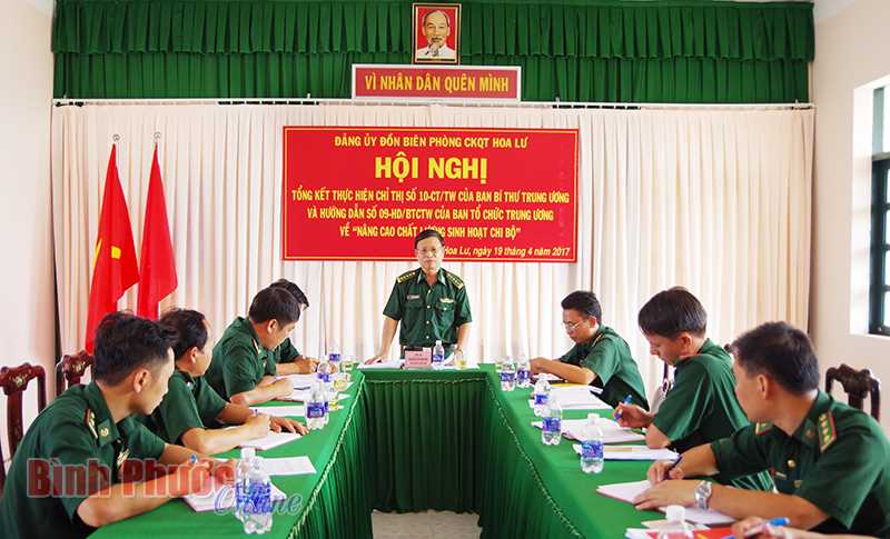 Bộ đội bi&ecirc;n ph&ograve;ng tổng kết 10 năm thực hiện Chỉ thị số 10-CT/TW
