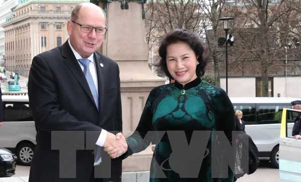 Chủ tịch Quốc hội kết th&uacute;c tốt đẹp chuyến thăm Thụy Điển