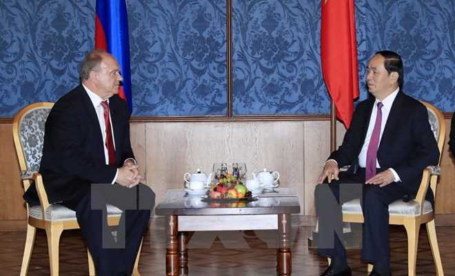 Hoạt động của Chủ tịch nước Trần Đại Quang tại Li&ecirc;n bang Nga