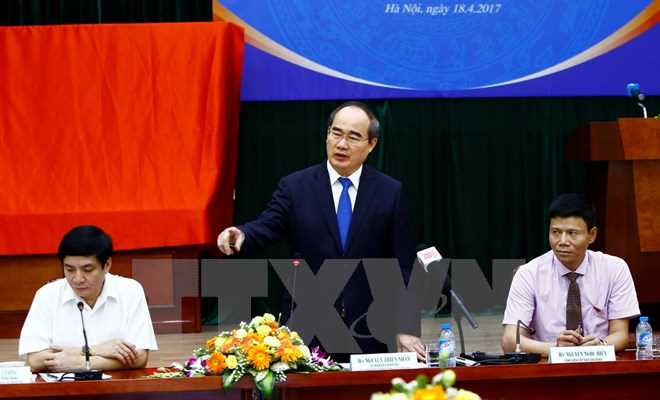 &Ocirc;ng Nguyễn Thiện Nh&acirc;n: Ph&aacute;t huy sức mạnh b&aacute;o ch&iacute;, đẩy l&ugrave;i c&aacute;i xấu