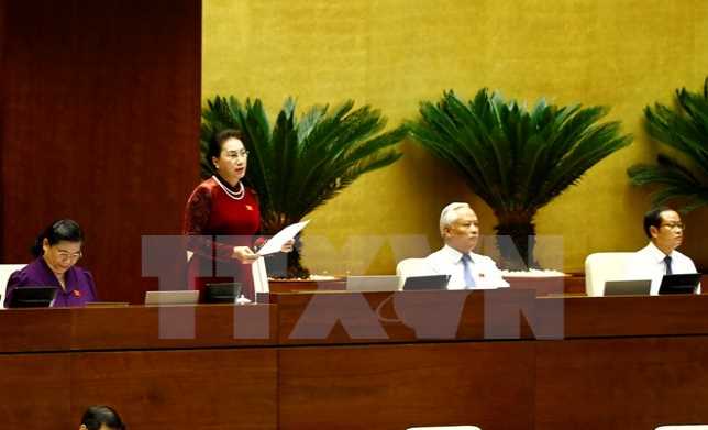 Quốc hội tiến h&agrave;nh chất vấn về 4 nh&oacute;m nội dung tại Kỳ họp thứ ba