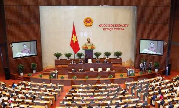 Ch&iacute;nh thức khai mạc trọng thể Kỳ họp thứ 3, Quốc hội kh&oacute;a XIV