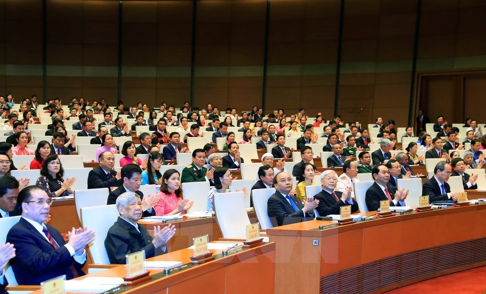 H&igrave;nh ảnh lễ khai mạc Kỳ họp lần thứ 3, Quốc hội kh&oacute;a XIV