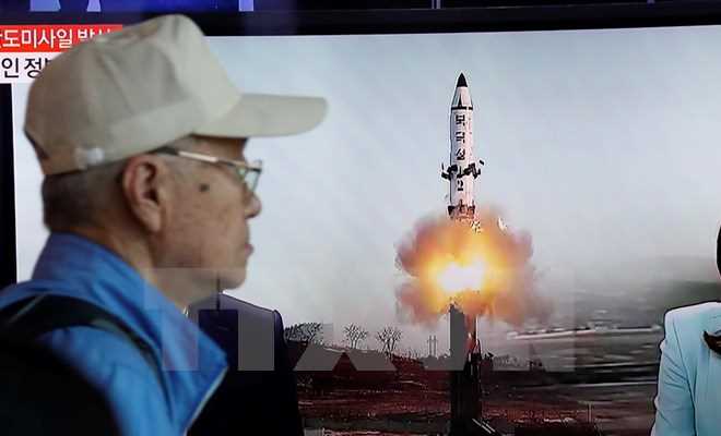 Tên lửa Triều Tiên đã bay trở lại tầng khí quyển thành công