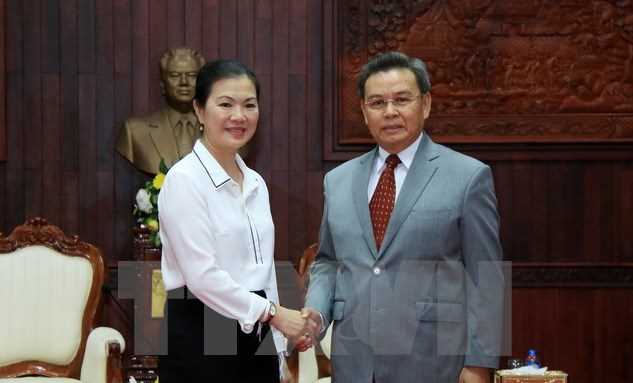 Mặt trận Tổ quốc Việt Nam-L&agrave;o phối hợp tuy&ecirc;n truyền về c&aacute;c sự kiện lớn