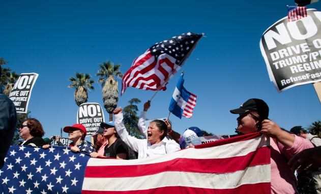 Tuần hành phản đối chính sách nhập cư của Tổng thống Mỹ Trump